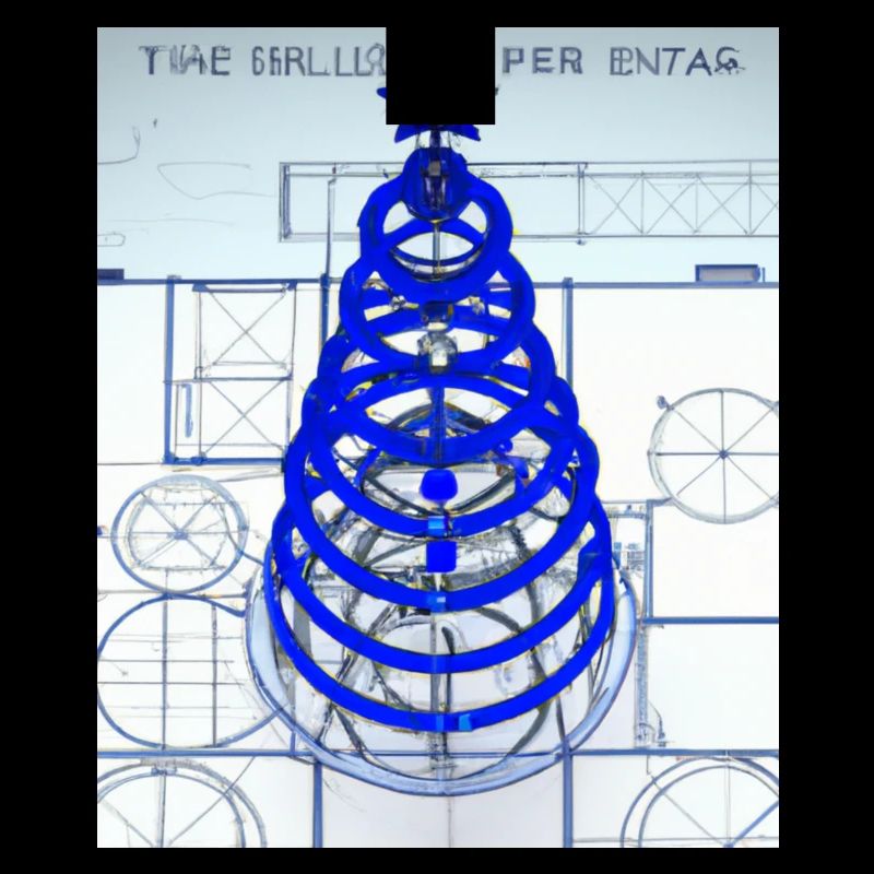 Plan schématique de l’arbre de Noël de Noël