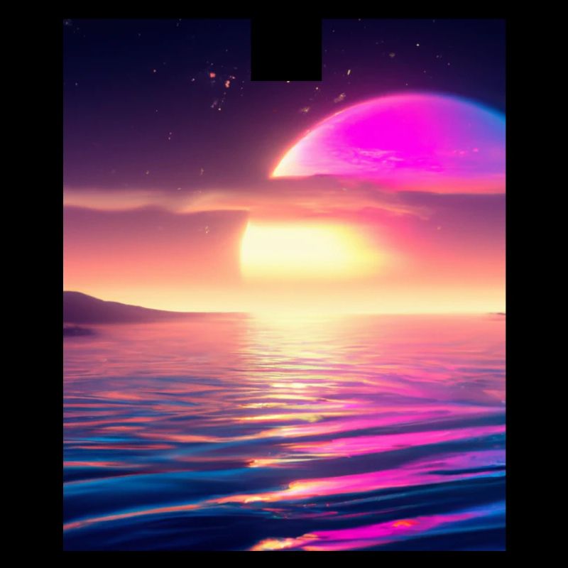 Vaporwave Sun Synthwave Sunset