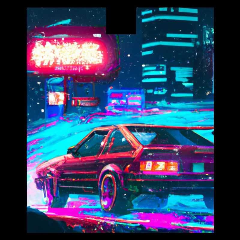 Vaporwave Esthétique Synthwave City