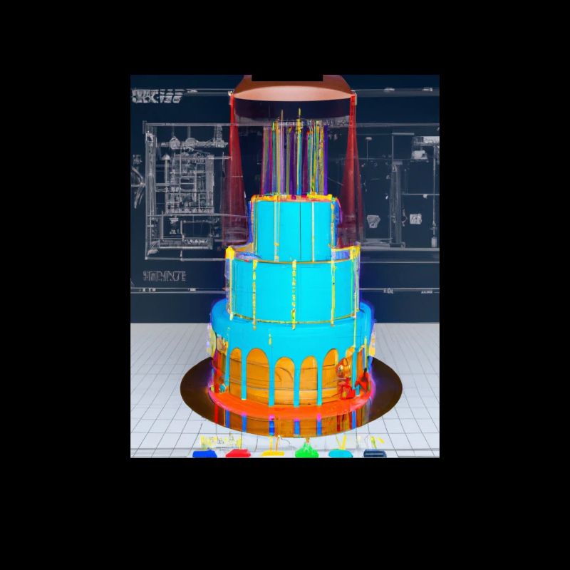 Drip Cake Blueprint Chef Pâtissier Gâteau Cuisson