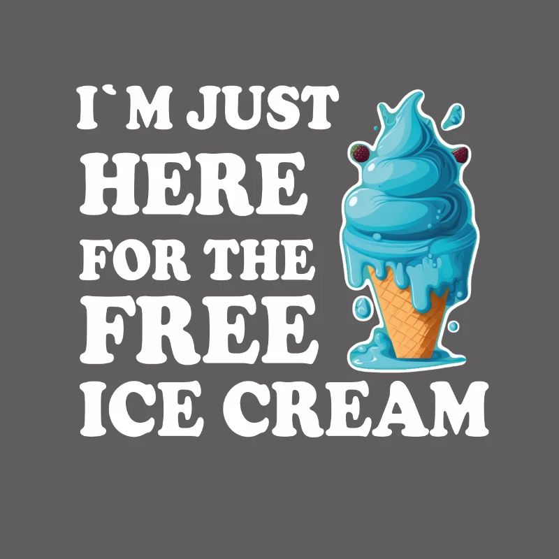 Eis Eiscreme Soft Eis Ich bin wegen dem Eis hier