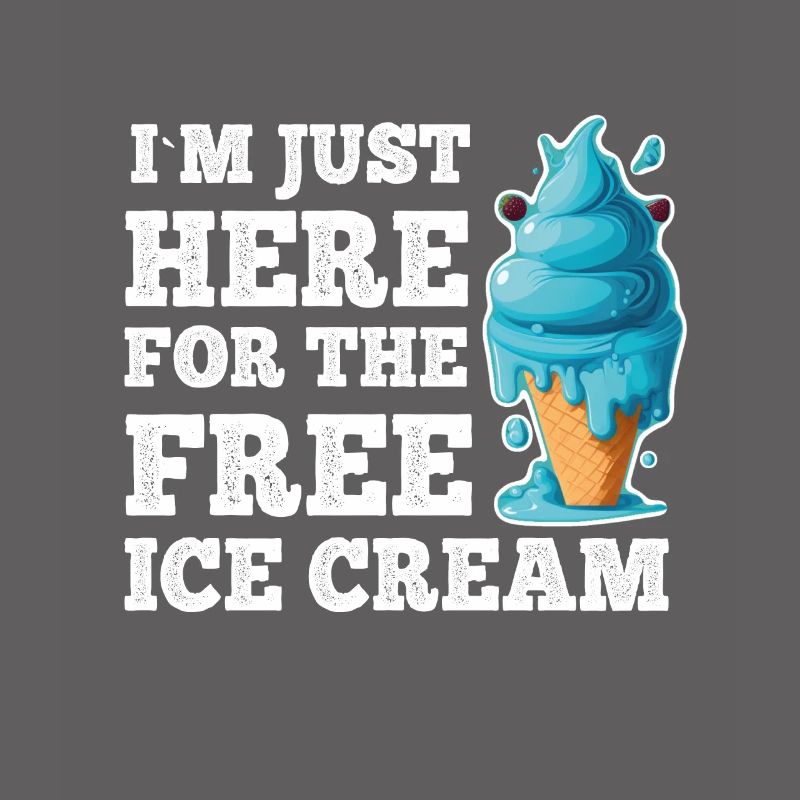 Eis Eiscreme Soft Eis Ich bin wegen dem Eis hier