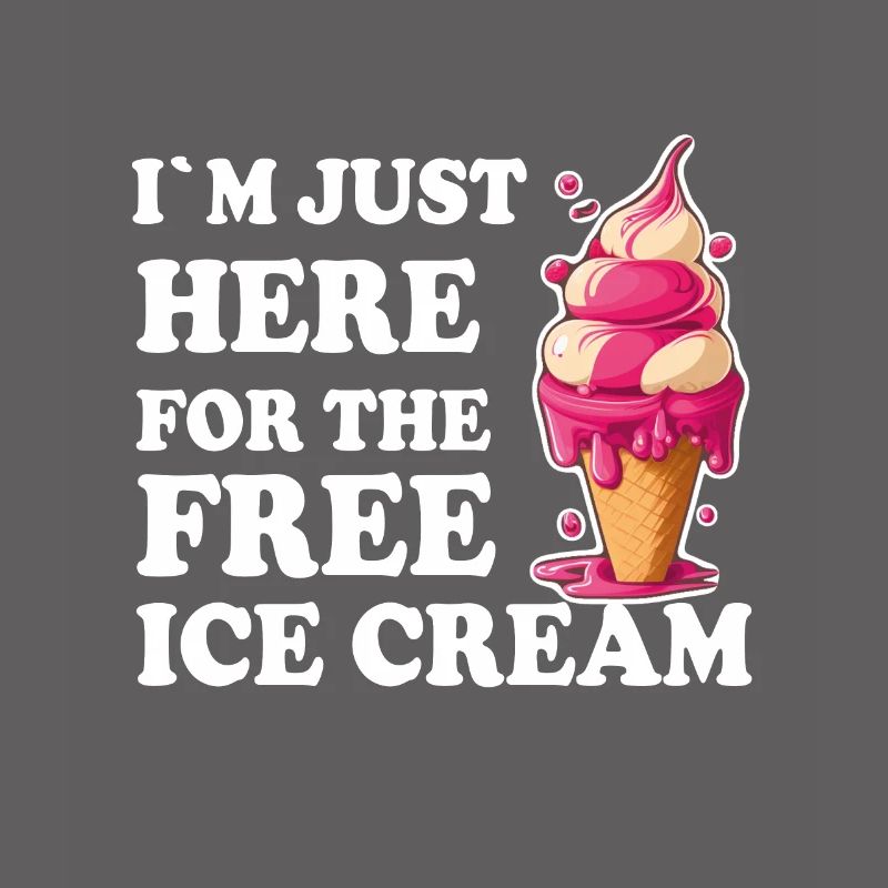 Eis Eiscreme Soft Eis Ich bin wegen dem Eis hier
