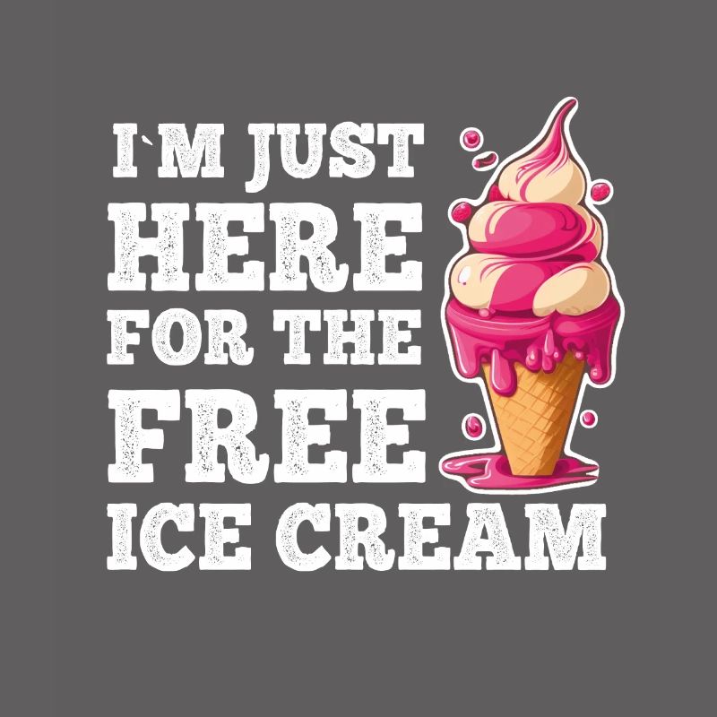 Eis Eiscreme Soft Eis Ich bin wegen dem Eis hier