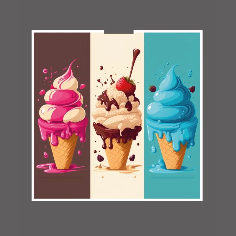 Eis Eiscreme Soft Eis Ich bin wegen dem Eis hier