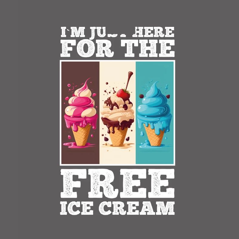 Eis Eiscreme Soft Eis Ich bin wegen dem Eis hier
