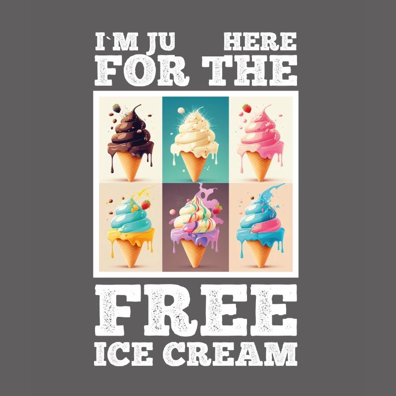Eis Eiscreme Soft Eis Ich bin wegen dem Eis hier