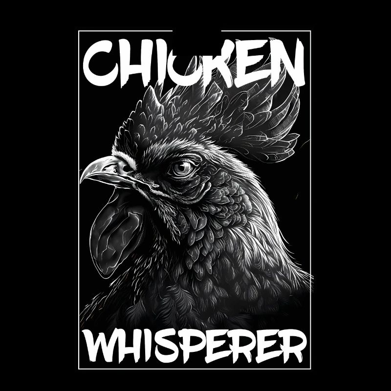 Hühner Flüsterer Bauernhof Bauer Hühnerstall Huhn