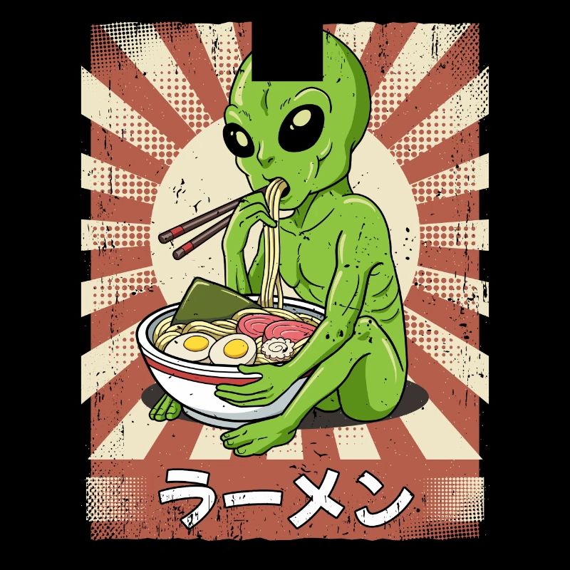 ramen alien noodle soupe ramen ramen