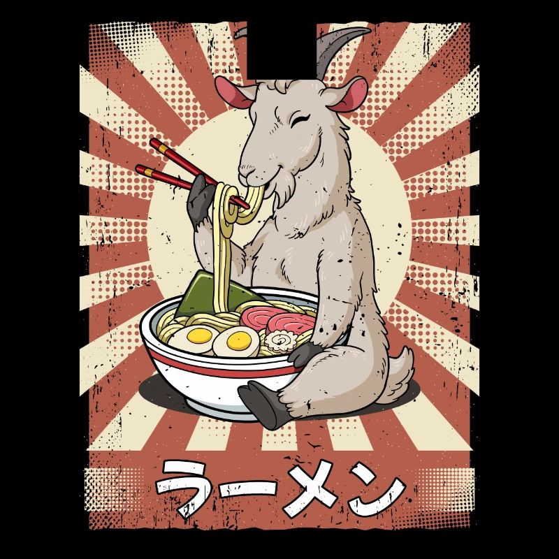 ramen soupe de nouilles de chèvre ramen