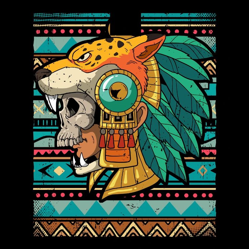 Guerrier aztèque mexicain Aztèques