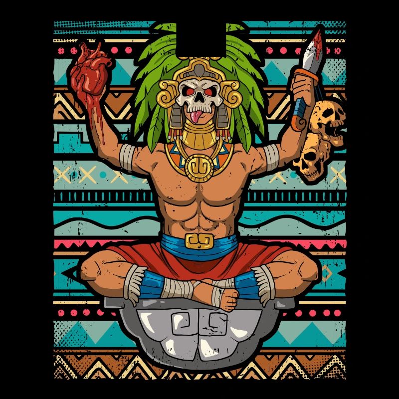 Guerrier aztèque mexicain Aztèques