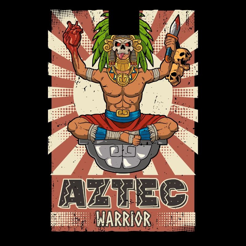 Guerrier aztèque mexicain Aztèques