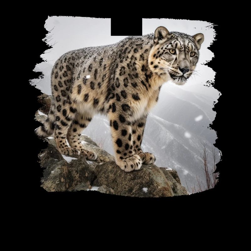 Léopard des neiges Léopard des neiges