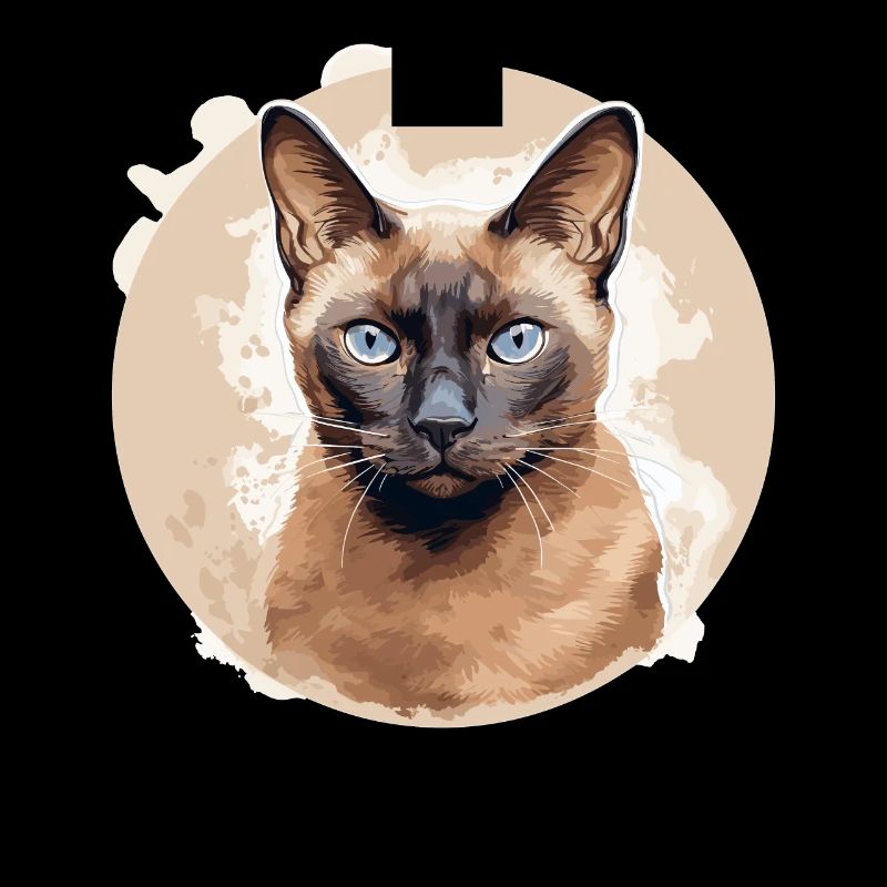 Chat birman Birmanie Katze