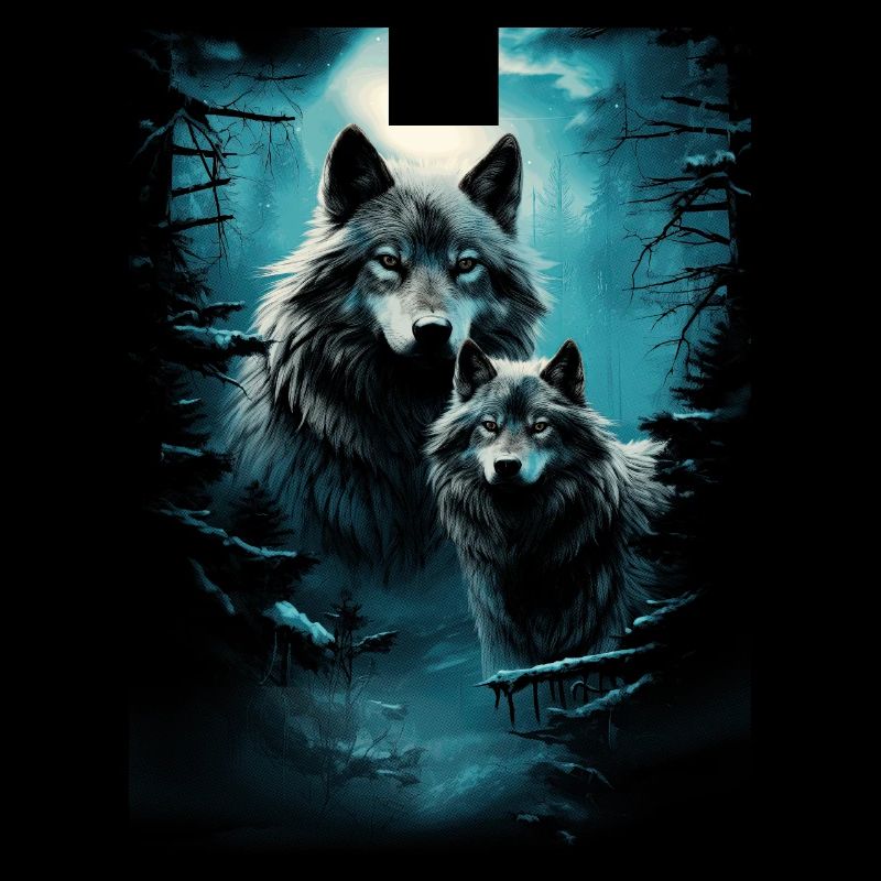 Fantasy Wolf Moon Wolf Pack Mythology