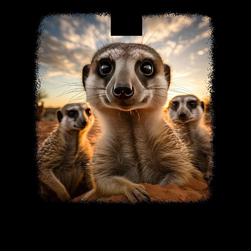 Suricate réaliste Erdmännchen