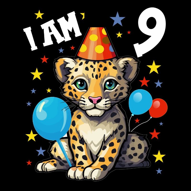 J’ai 9 ans Léopard Léopard 9e anniversaire