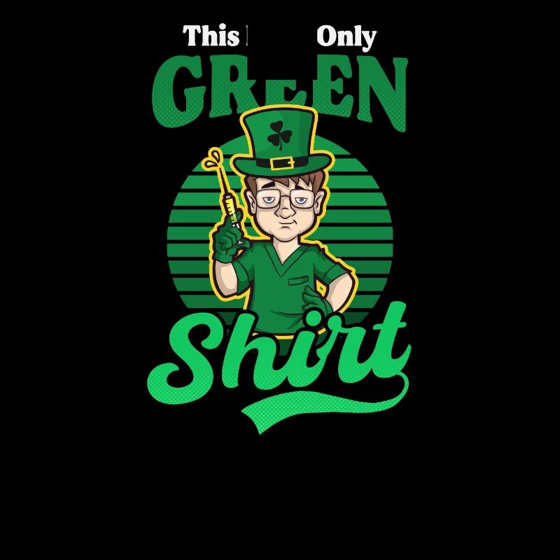 Infirmière de la Saint-Patrick ma seule tenue verte