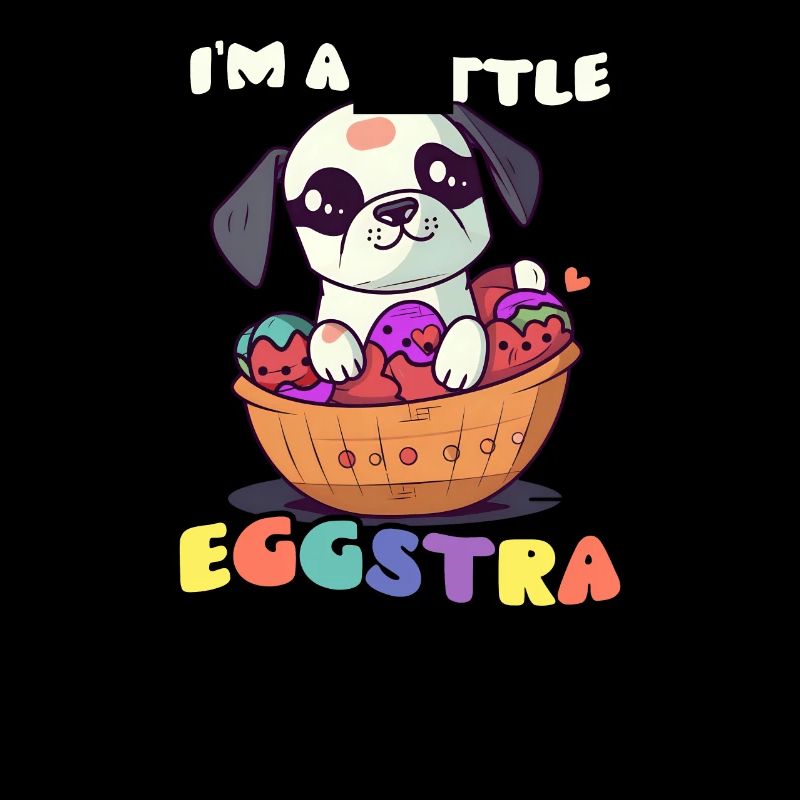 Hund Ostern Ich bin Little Eggstra