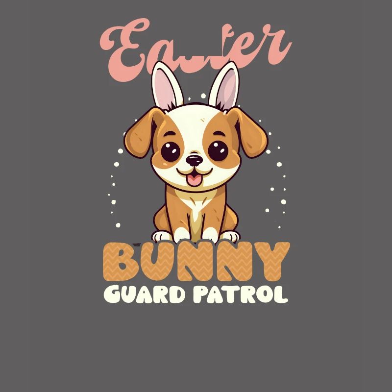 Dog Easter Easter Bunny Guard Patrol