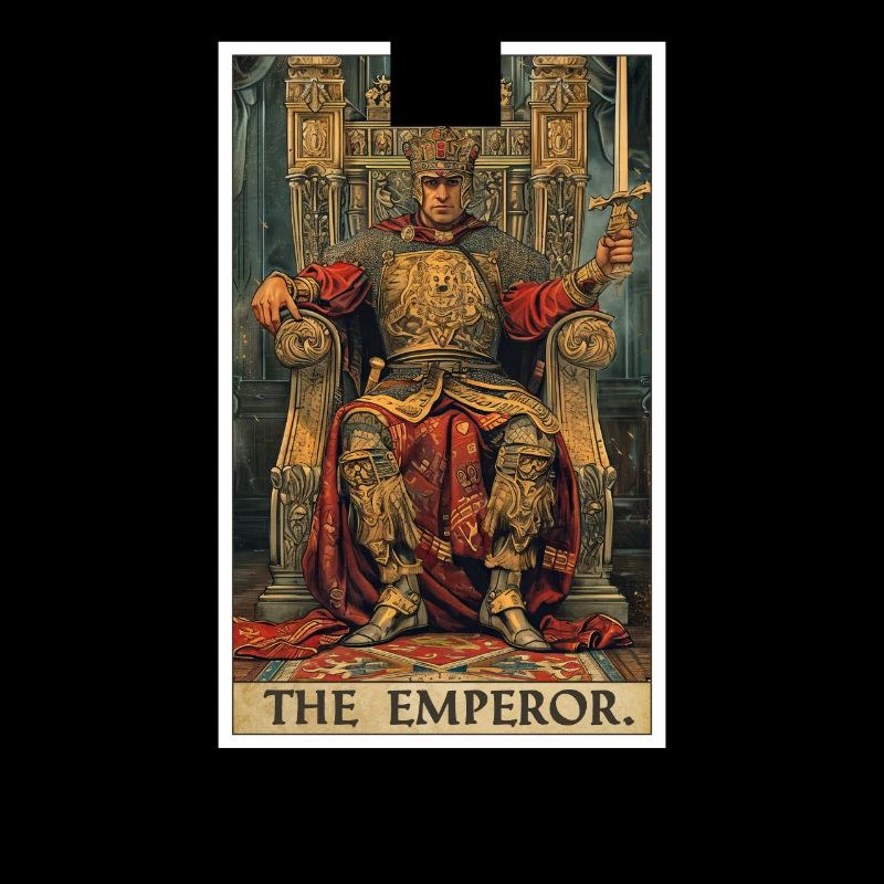 Carte de tarot L’Empereur Le Souverain