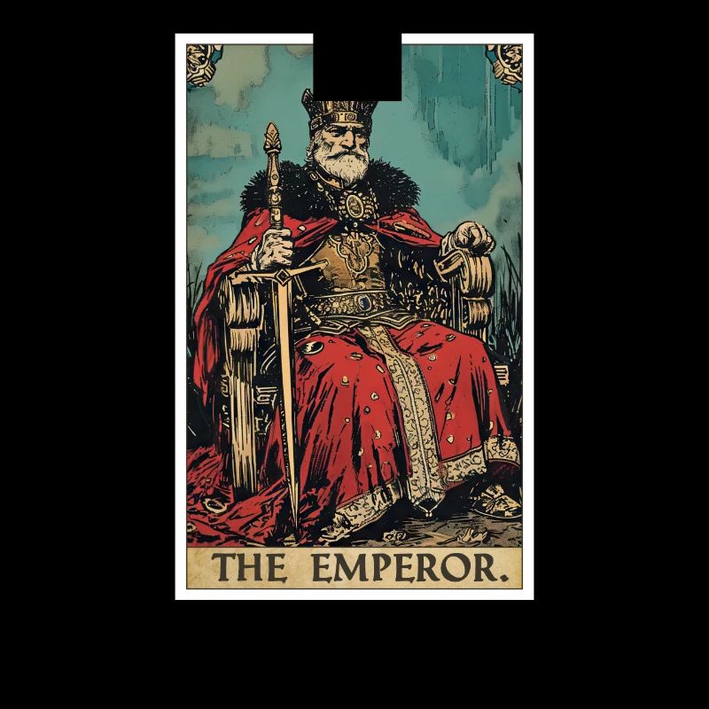 Carte de tarot L’Empereur Le Souverain