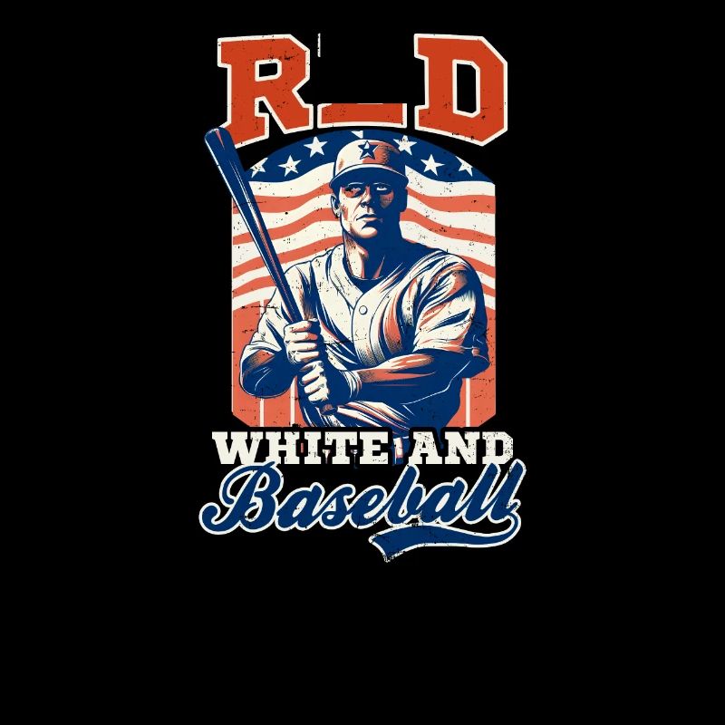 4. Juli Baseball Rot Weiß Baseball