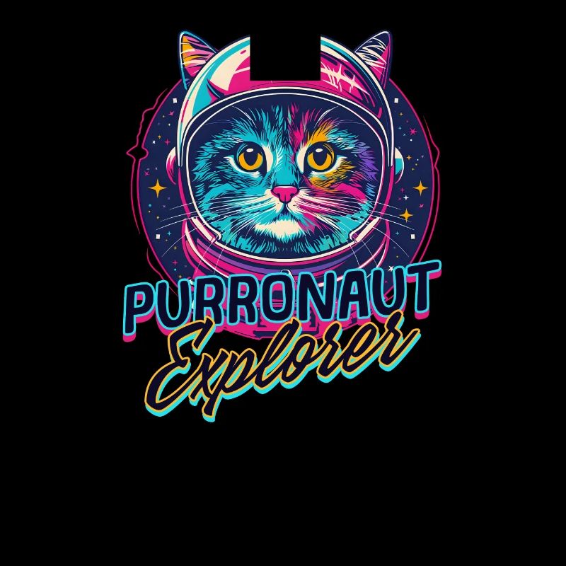 Katze Astronaut Purronaut Explorer