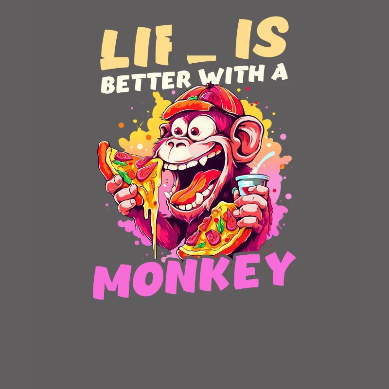 Monkey Lover Life Better With Monkey