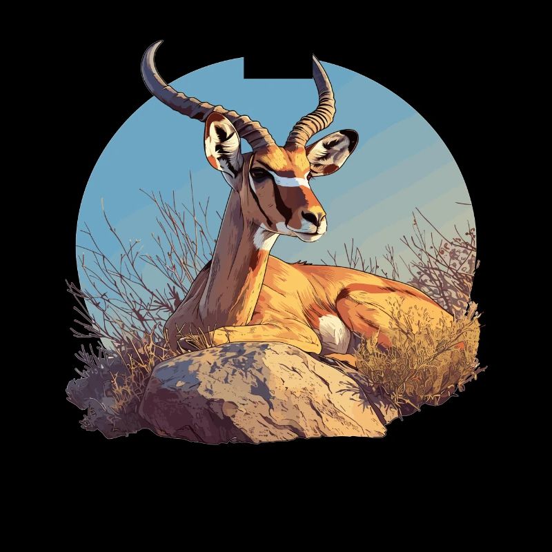 Antilope antilope antilope ouverte