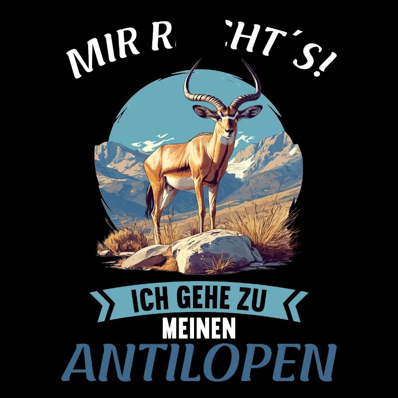 Antilope antilope antilope ouverte