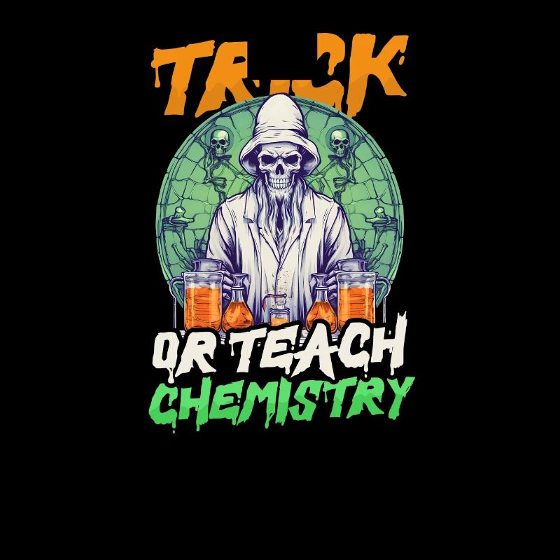 Halloween Chemielehrer Süßes Oder Saures Chemiker