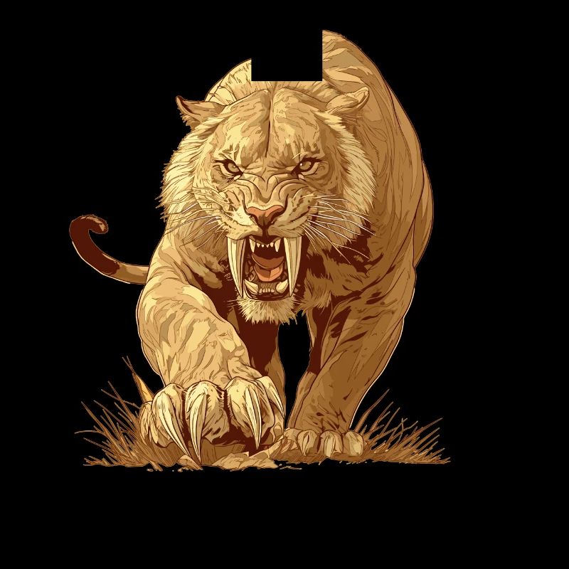 Saber-Toothed Tiger Sabertooth Tiger