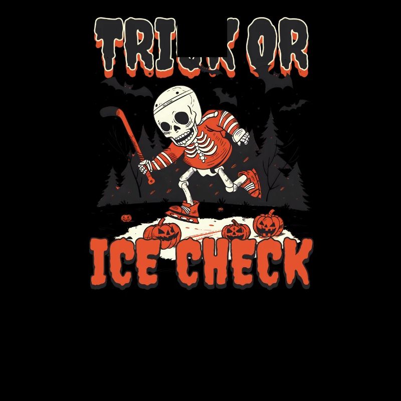 Halloween Eishockey Trick oder Eischeck