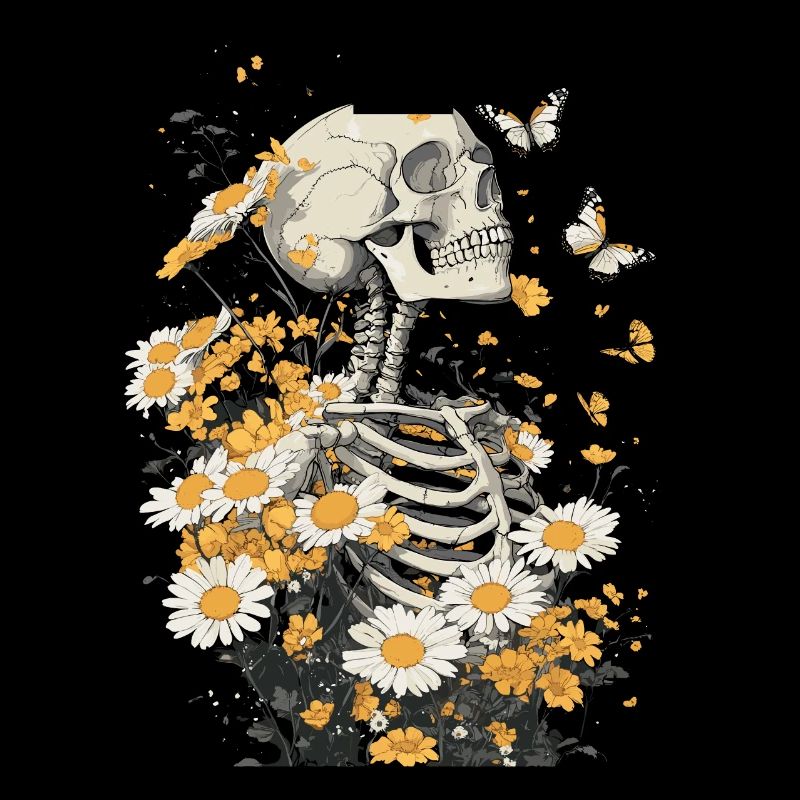 Skelett Blumen