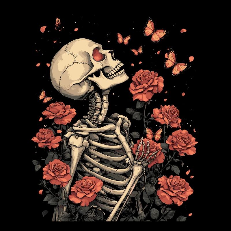 Skelett Blumen