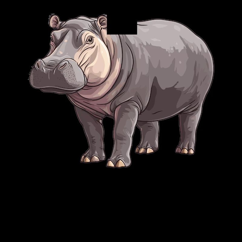 Nilpferd Flußpferd