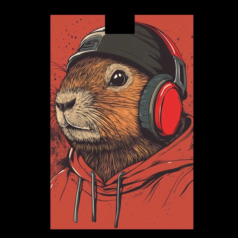 Capibara Cochon d’Inde Capybara Casque
