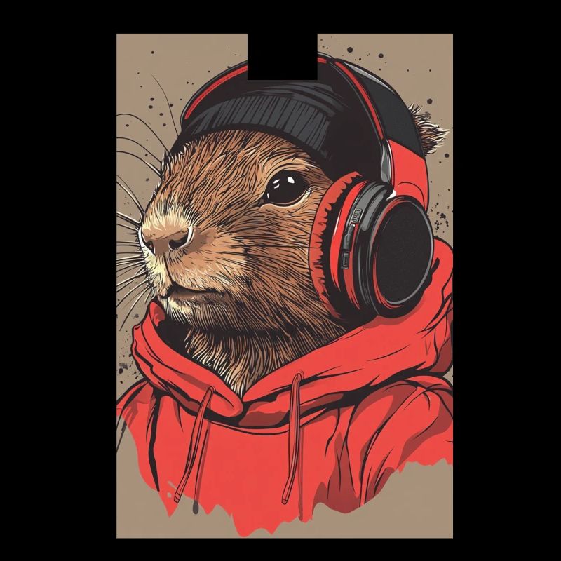 Capibara Cochon d’Inde Capybara Casque