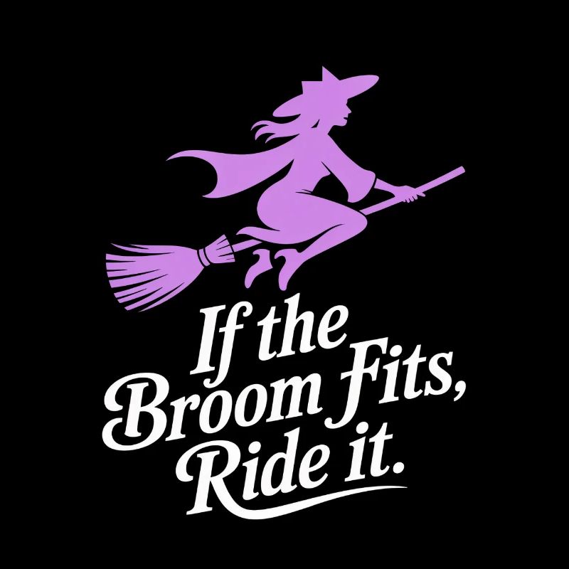 Si le balai s’adapte Ride It Halloween