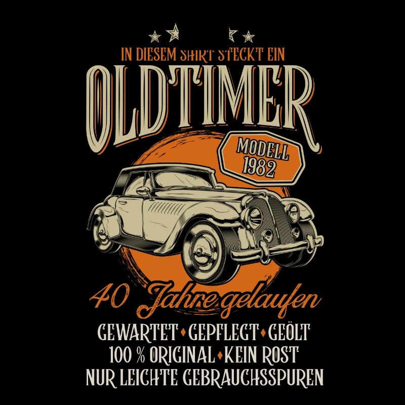 40 Geburtstag Oldtimer 1982 retro 2022