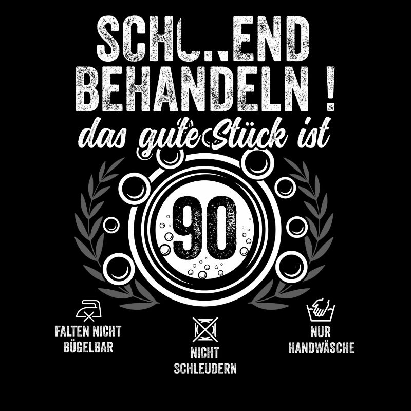 Schonend Behandeln neunzig Geschenk 90 Geburtstag