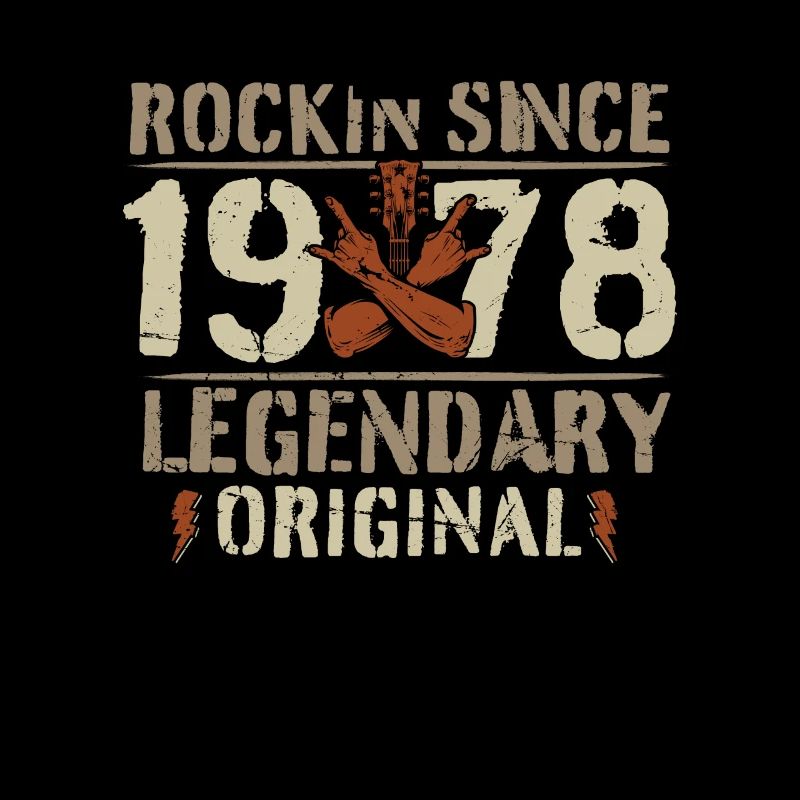 1978 44 Jahre Rock and Roll Geburtstag Geschenk