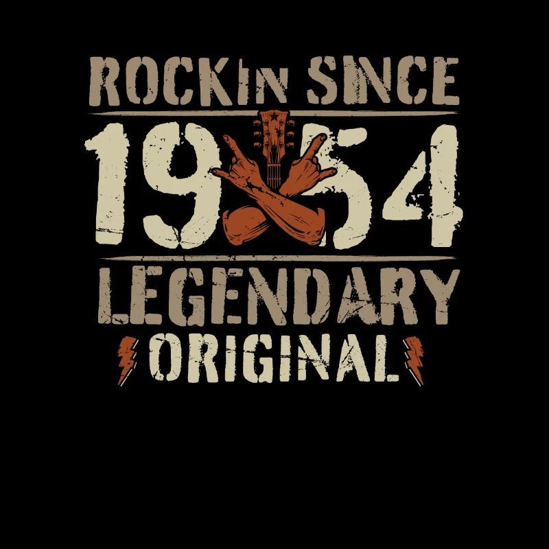 1954 68 Jahre Rock and Roll Geburtstag Geschenk