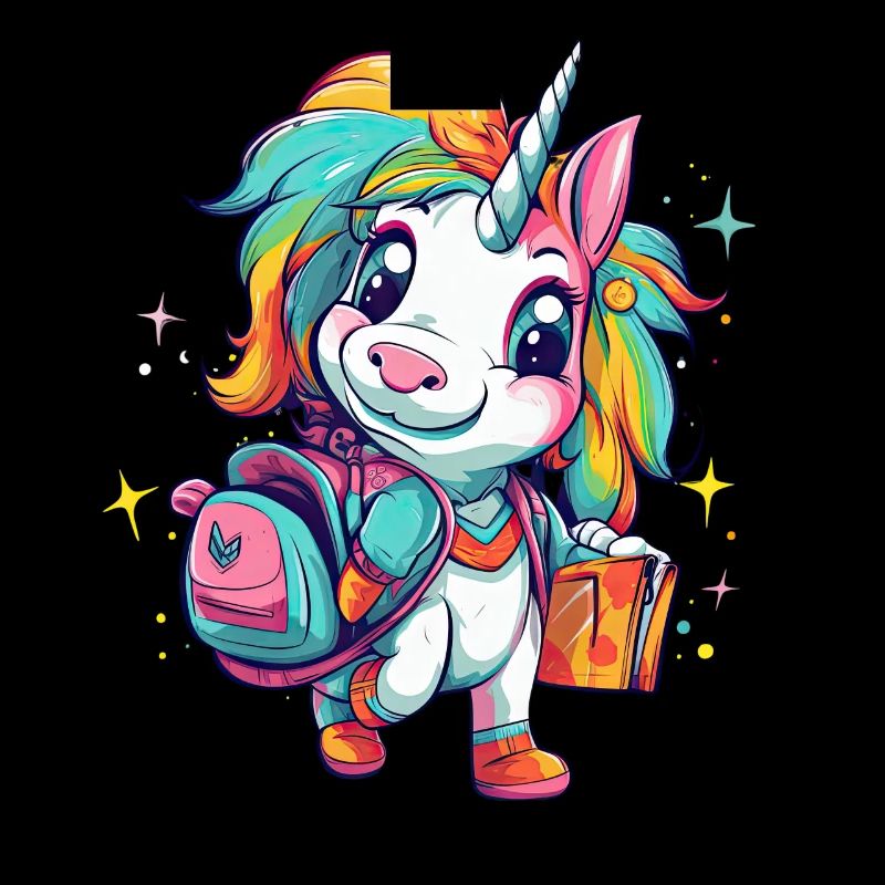 Einhorn Schulkind Einschulung Mädchen Geschenk