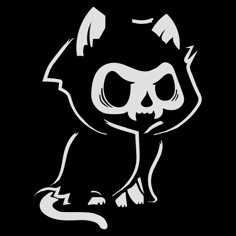 Vampire effrayant Halloween chat