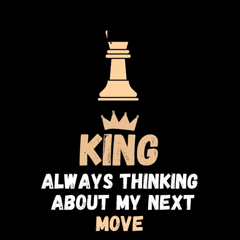 Schach Spruch Geschenk Schachmatt Queens Gambit