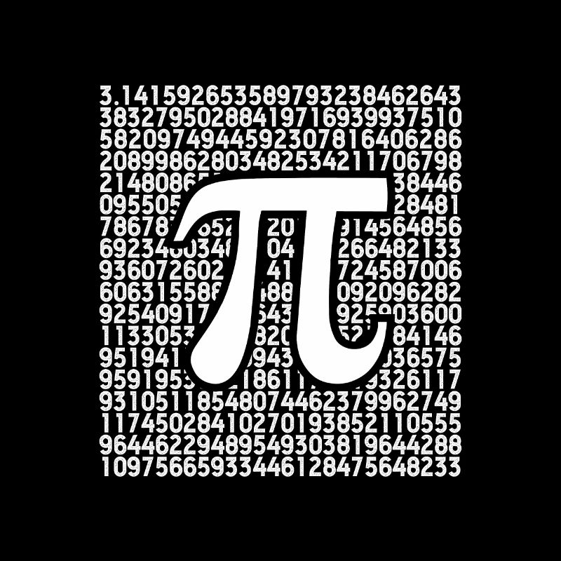 Maths de maths de cadeau de maths de pi