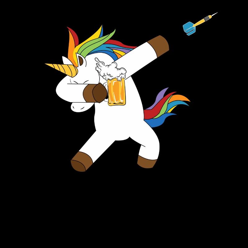 Dabbing licorne dab licorne dart bière dards